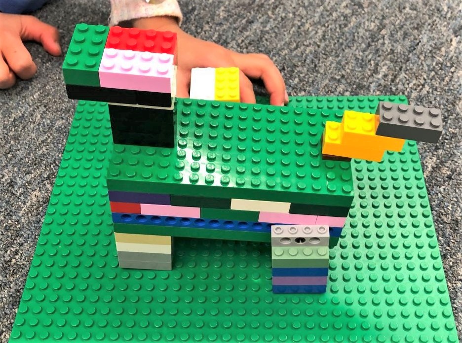 animal built from LEGO