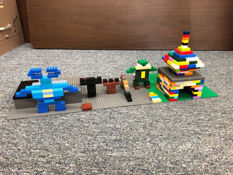 Taj Mahal inspired LEGO building