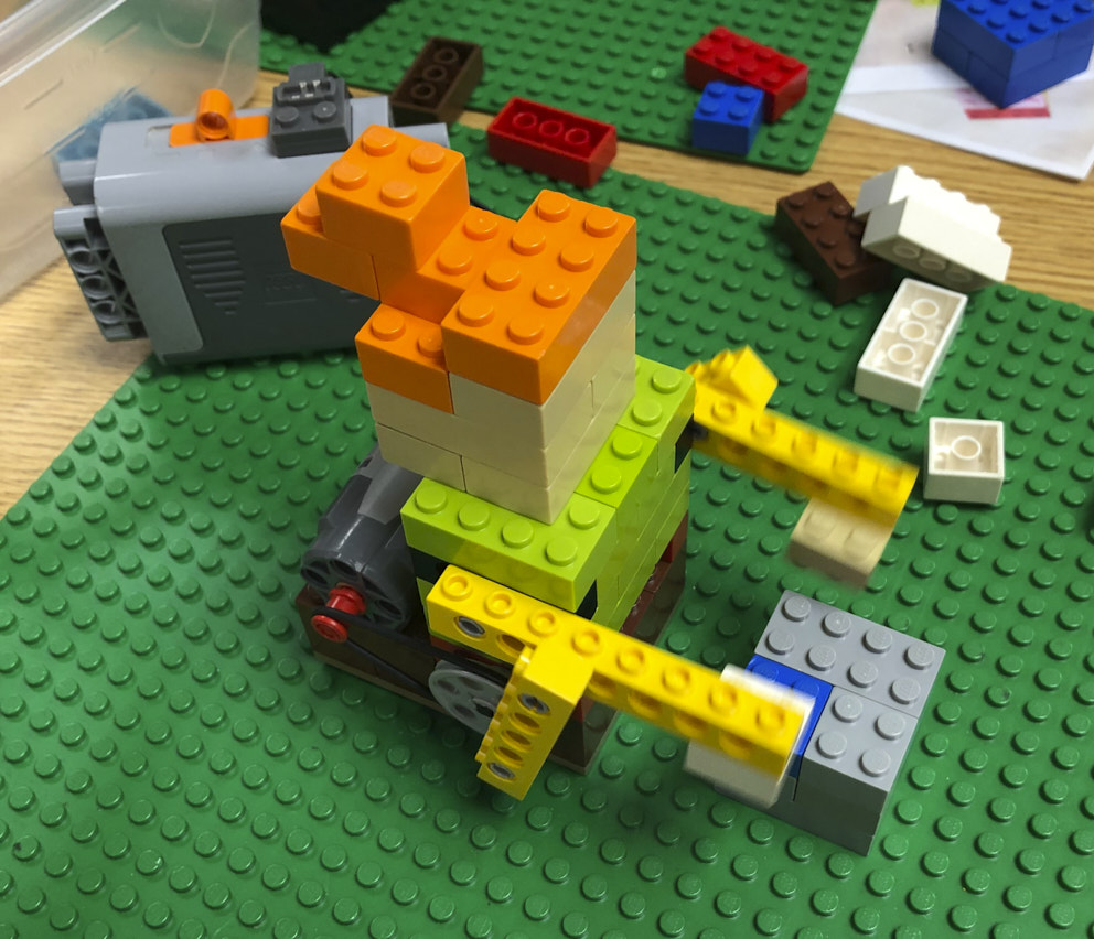 drummer made from LEGO